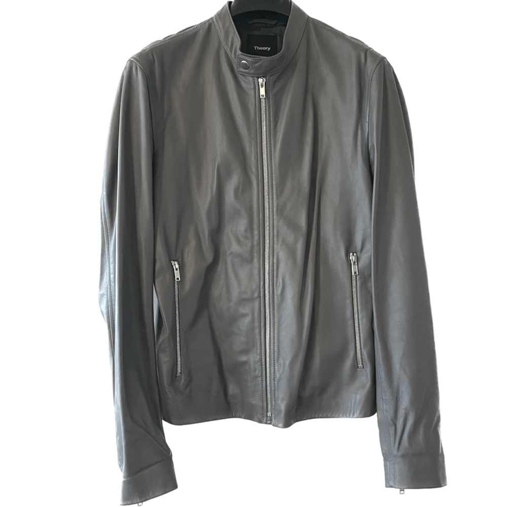 Theory Leather Moto Jacket